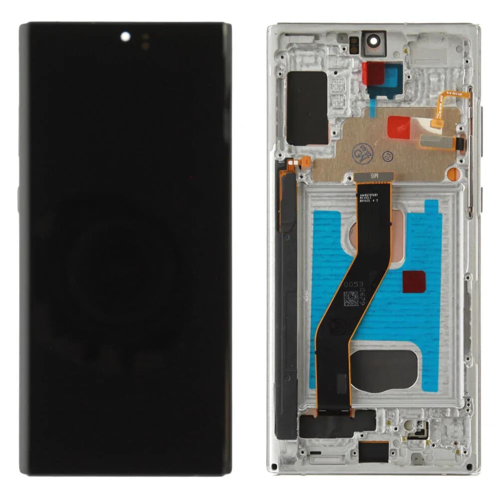 Display Samsung Galaxy Note 10 Plus - Compatible (soft) - Silver