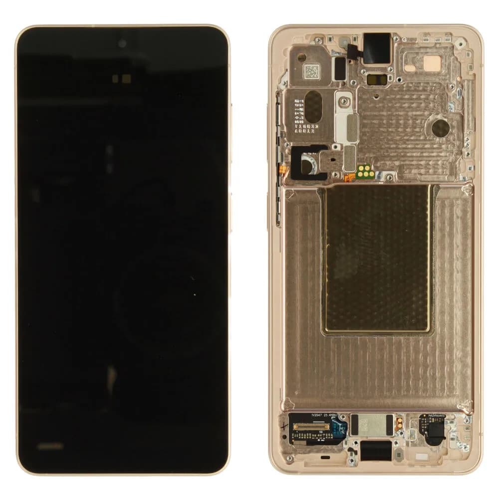 Display incl. pre-assembled frame Samsung Galaxy S26 - Original - Pink Gold