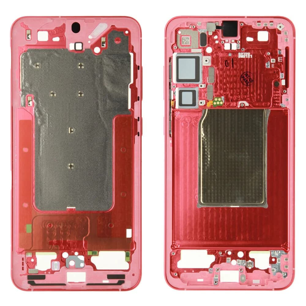 Middle frame Samsung Galaxy S25 Plus - Original - Coral Red