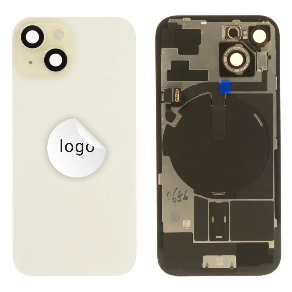Back glass iPhone 15 - Pulled A - Yellow