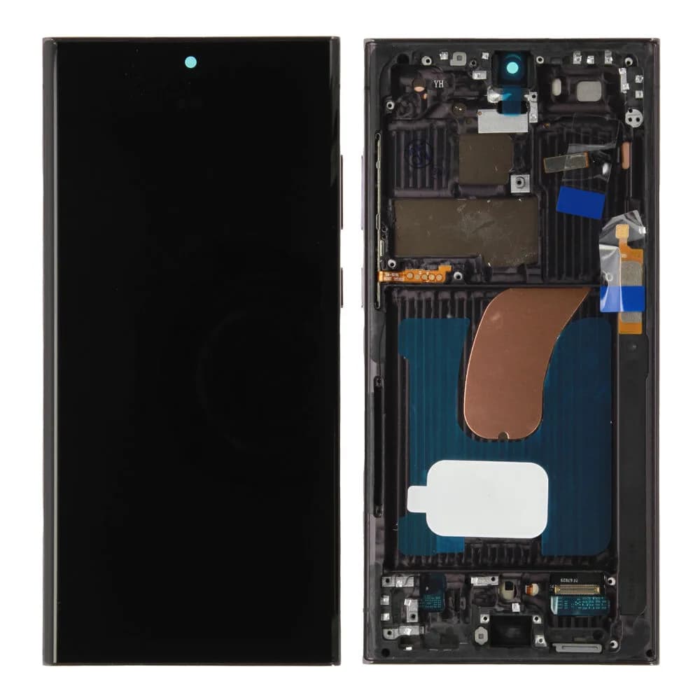 Display Samsung Galaxy S23 Ultra - Compatible soft - Black