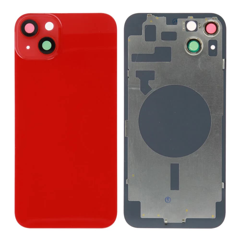 Back glass iPhone 14 Plus excl. logo - Compatible - Red