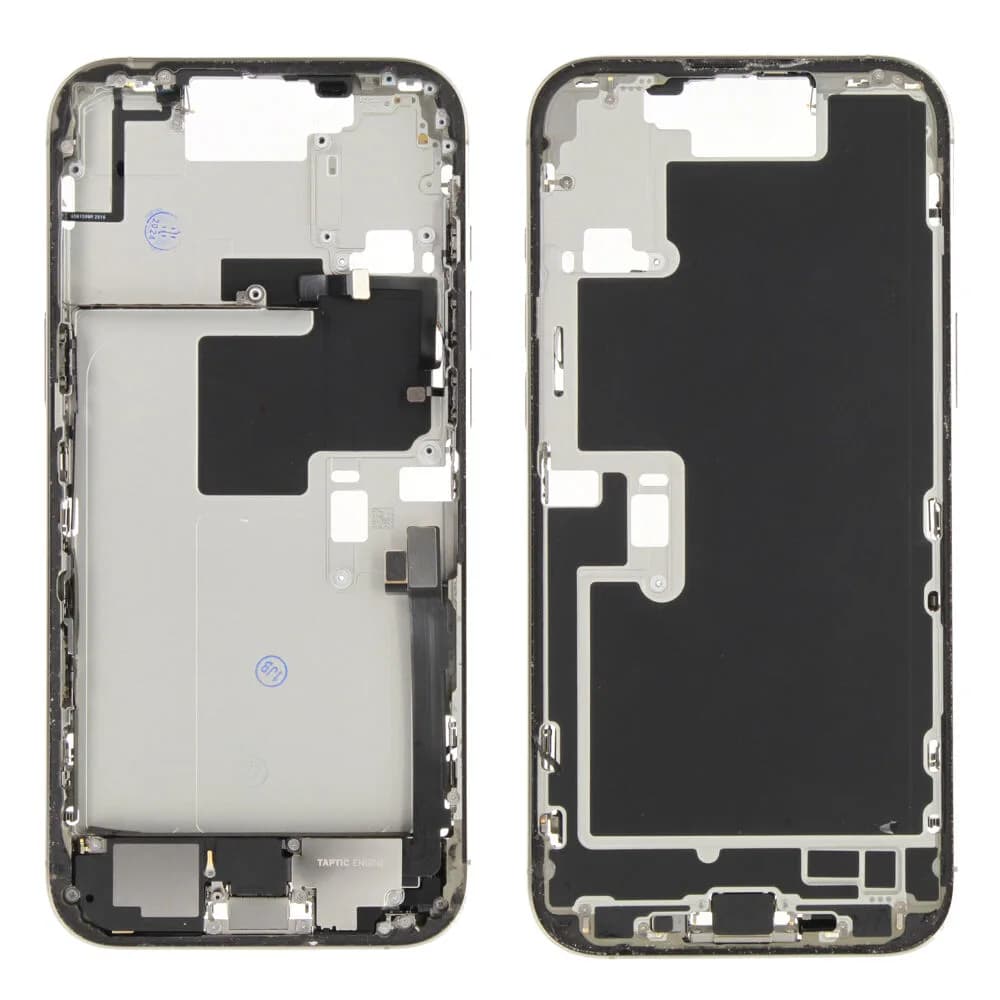 Middle frame incl. small parts iPhone 16 Pro Max - Pulled C - Grey