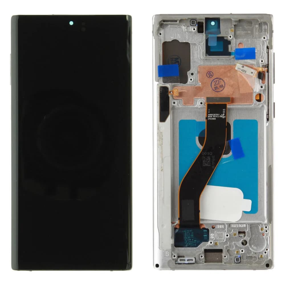 Display Samsung Galaxy Note 10 - Compatible (soft) - White