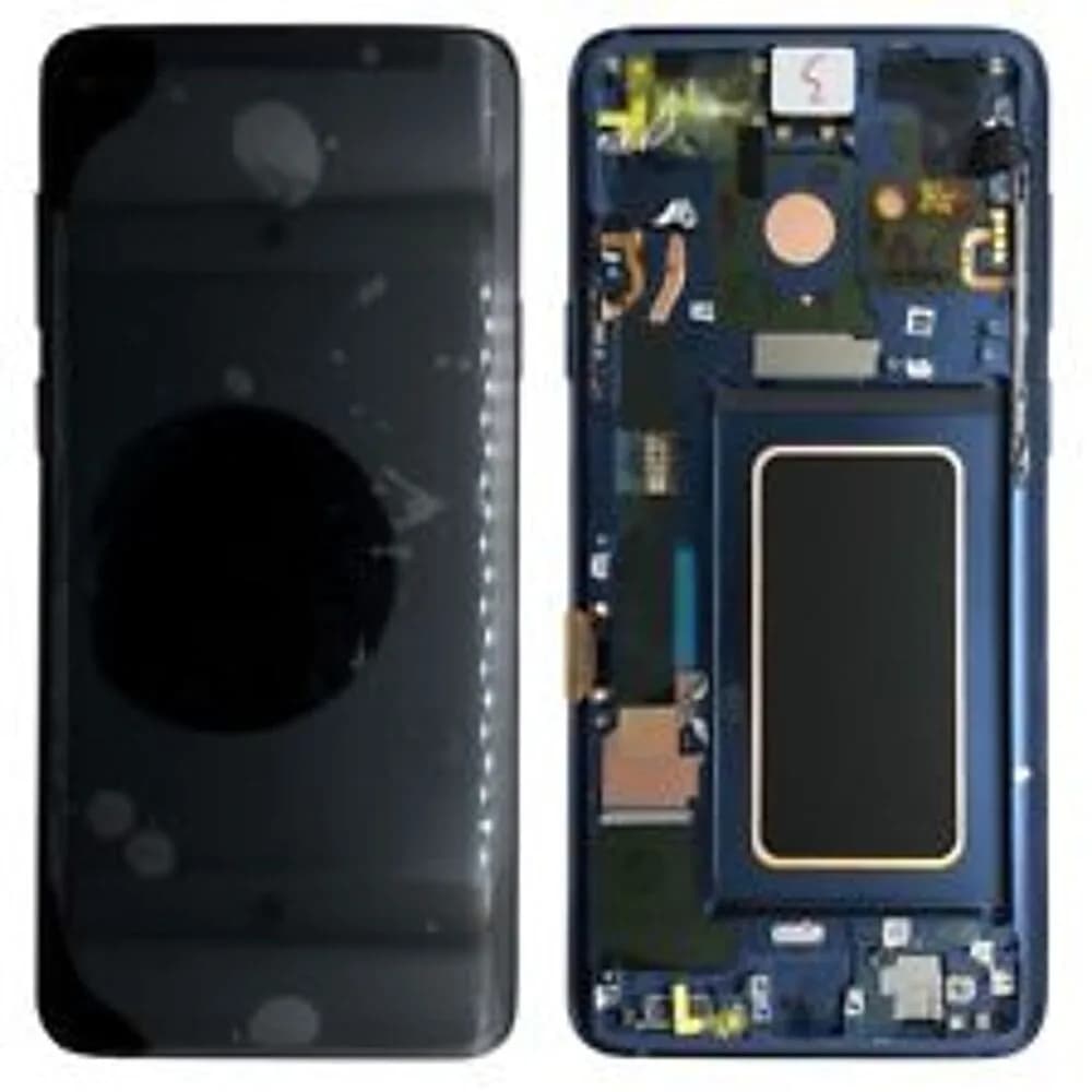 Display excl. adhesive Samsung Galaxy S9 - Original - Blue
