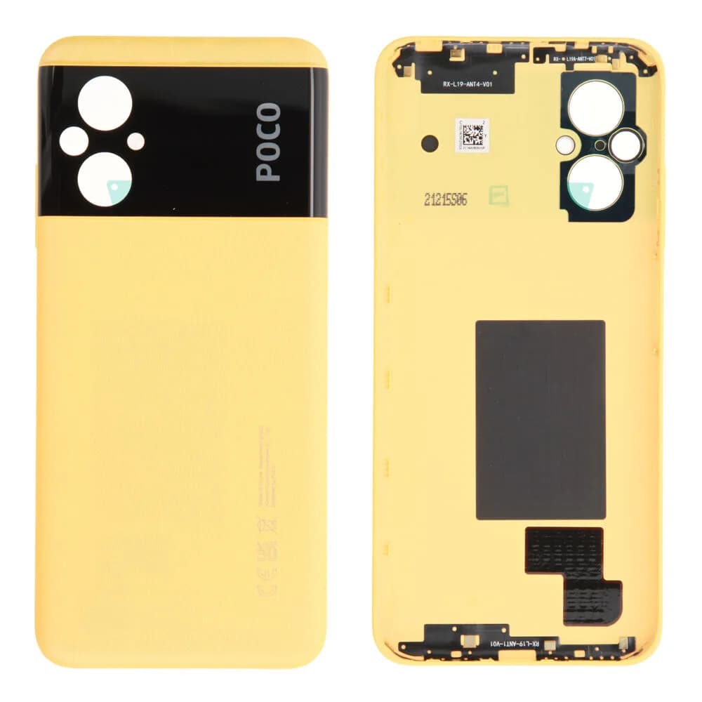 Rear cover Xiaomi Poco M5 - Original - Yellow