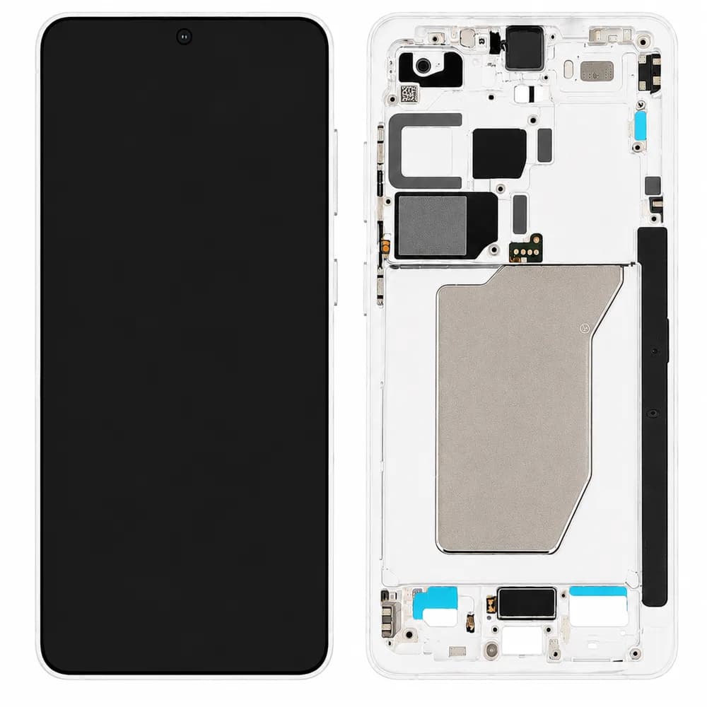 Display incl. pre-assembled frame Samsung Galaxy S26 Ultra - Original - White