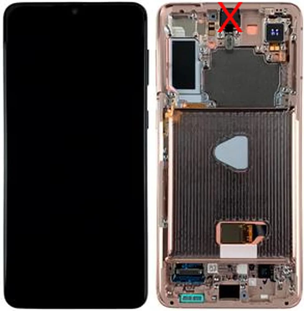 Display excl. camera Samsung Galaxy S21 Plus - Original - Phantom Violet