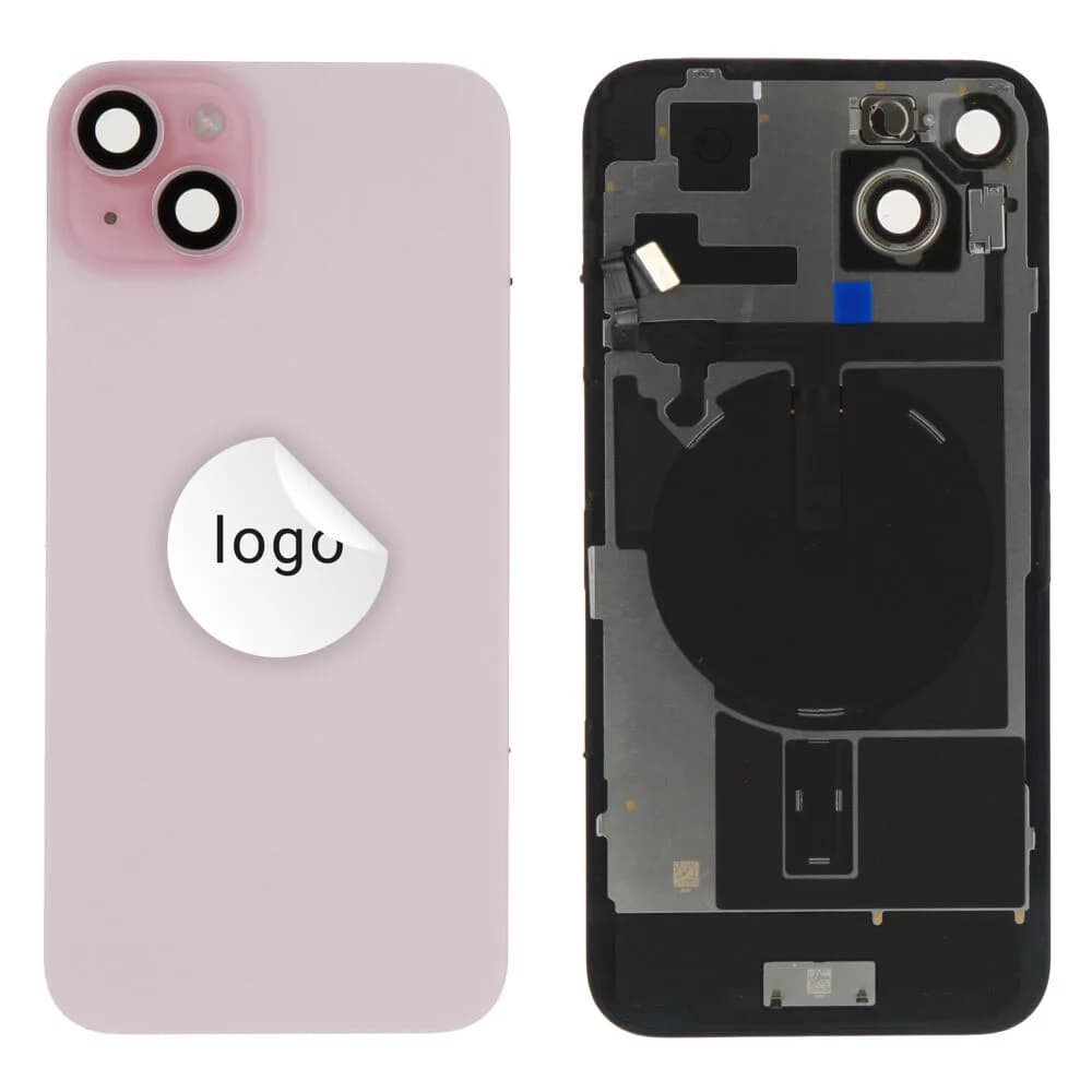 Back glass iPhone 15 Plus - Pulled (grade C) - Pink