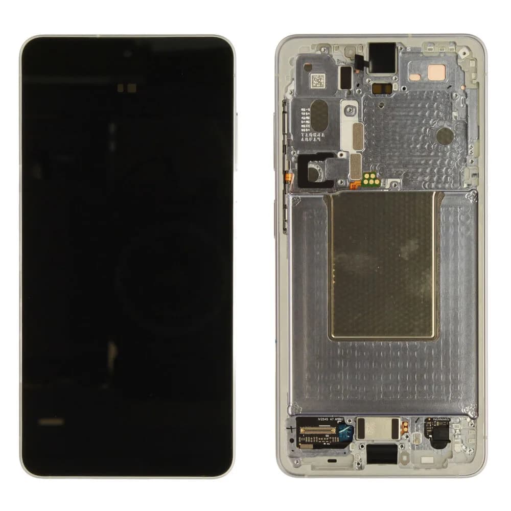 Display incl. pre-assembled frame Samsung Galaxy S26 - Original - Silver Shadow