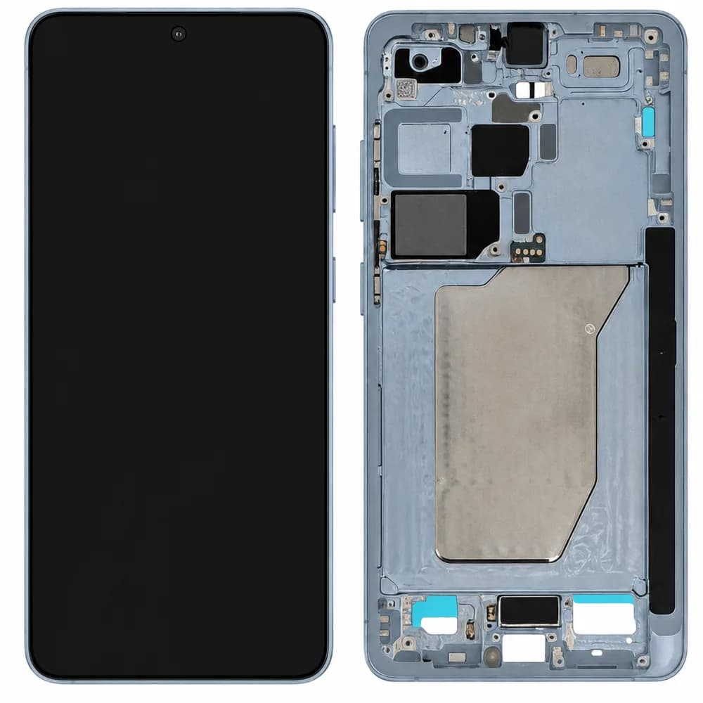 Display incl. pre-assembled frame Samsung Galaxy S26 Ultra - Original - Sky Blue
