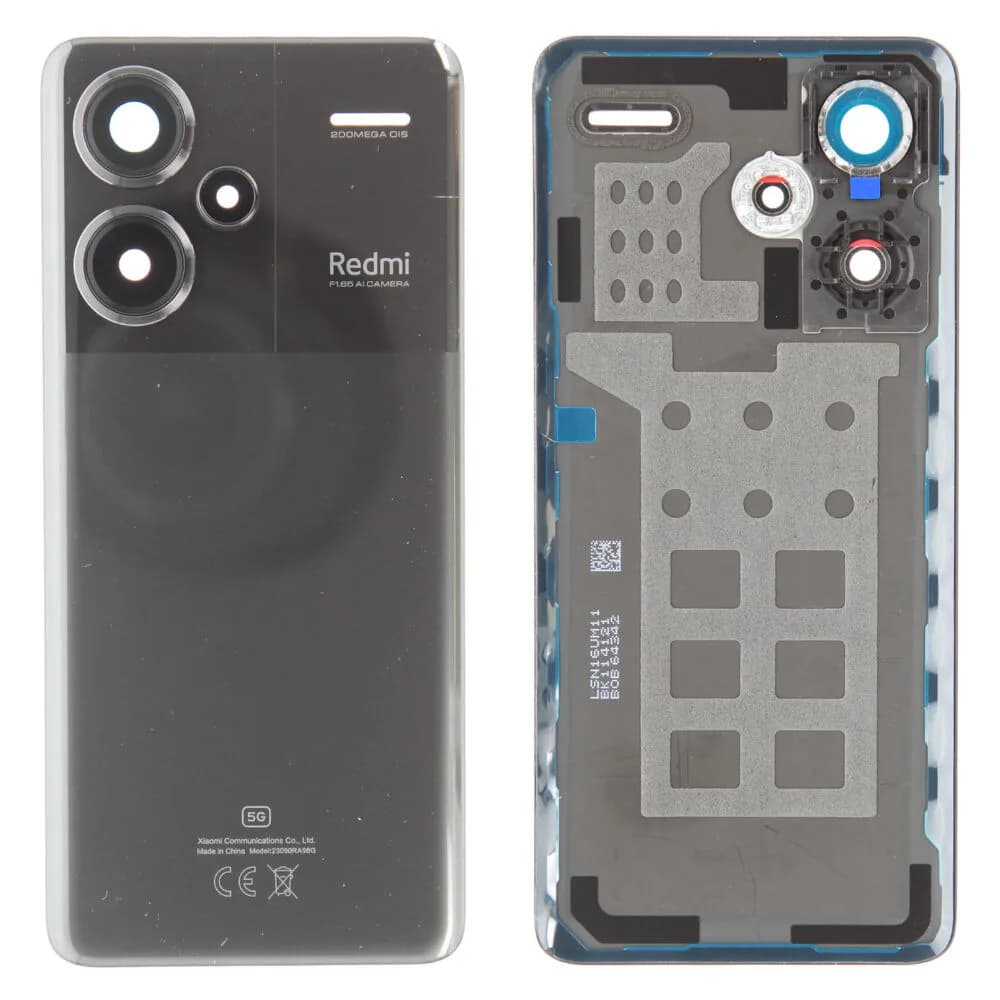 Rear cover Xiaomi Redmi Note 13 Pro Plus (5G) - Original - Black