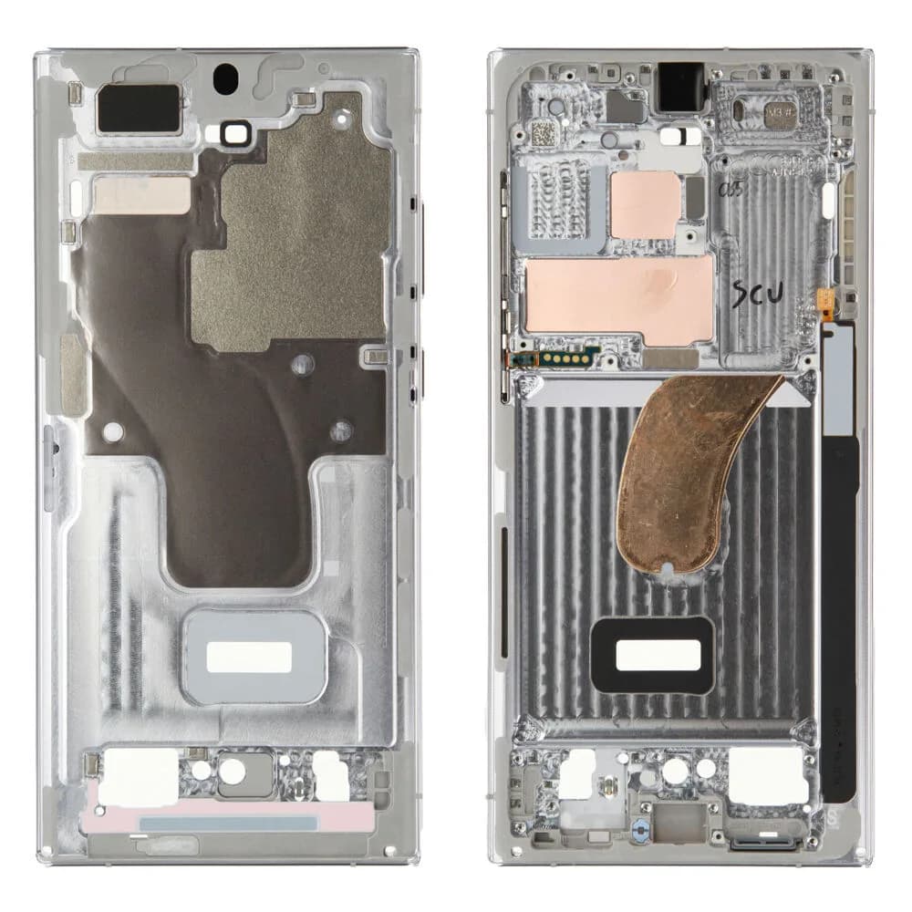 Middle frame Samsung Galaxy S23 Ultra - Original - Icy Blue