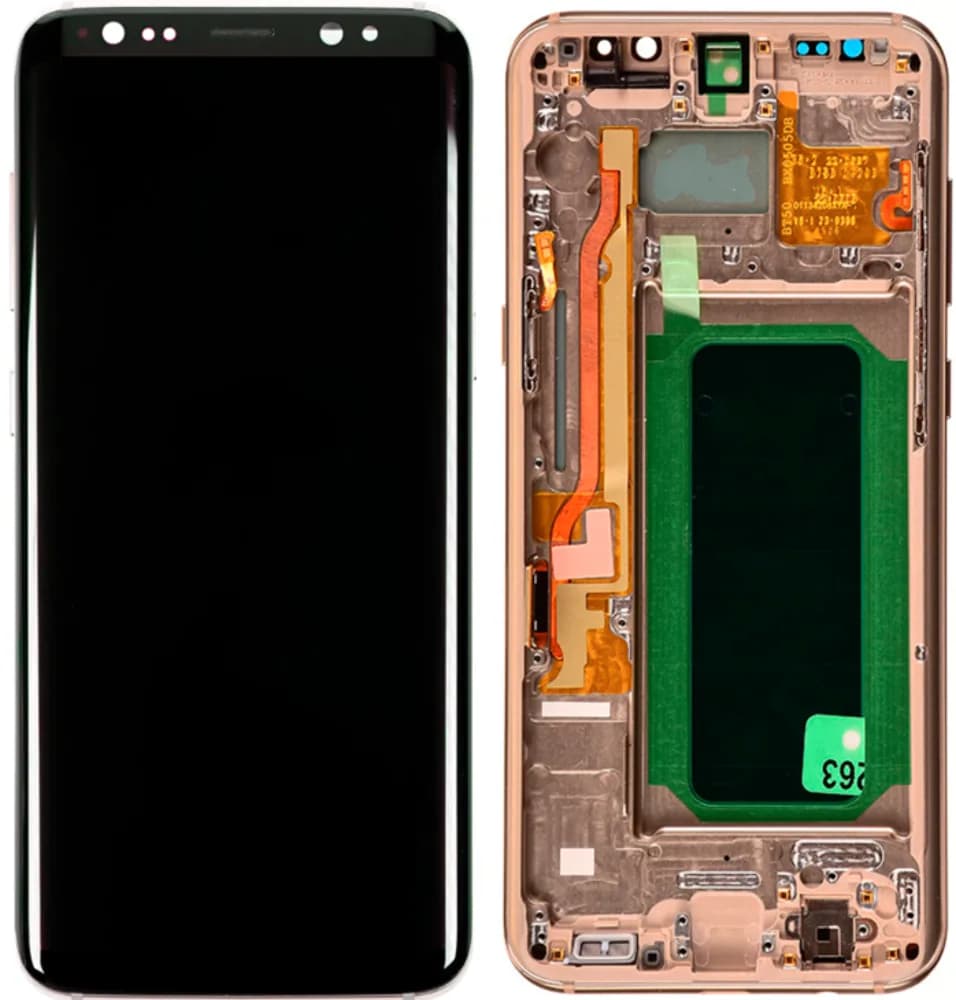 Display excl. adhesive Samsung Galaxy S8 - Original - Gold