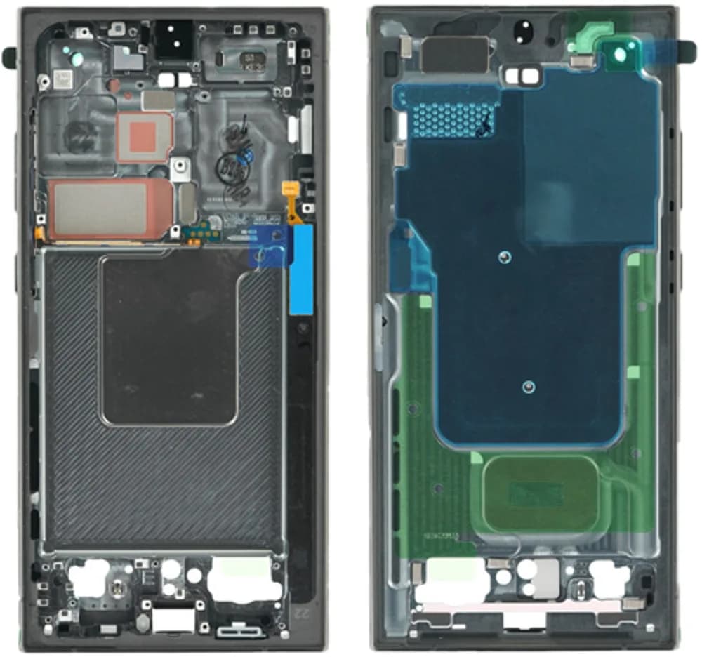 Middle frame Samsung Galaxy S24 Ultra - Original - Titanium Black