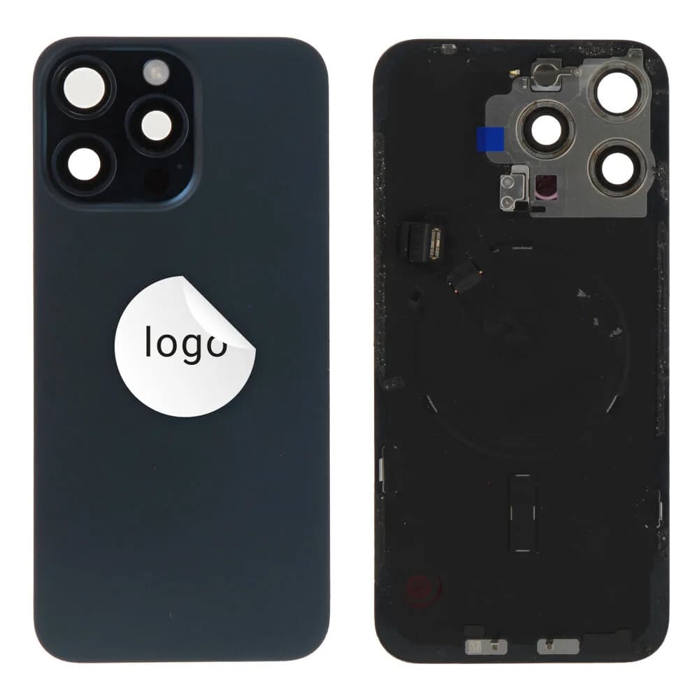 Back glass iPhone 15 Pro Max - Pulled C - Blue