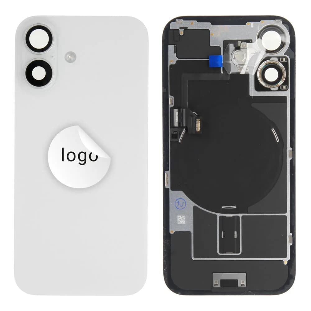 Back glass iPhone 16 - Pulled B - White