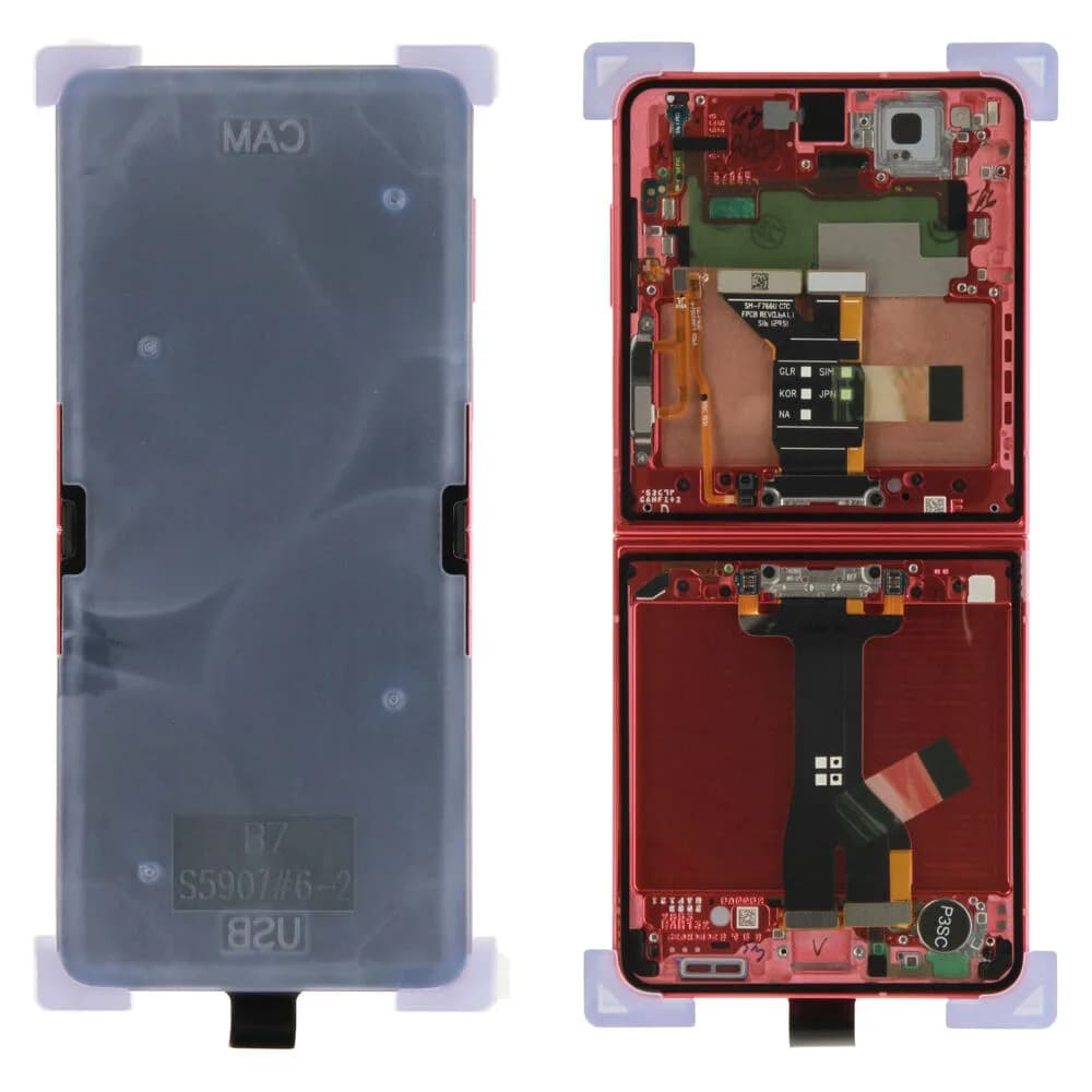 Display Samsung Galaxy Z Flip7 - Original - Red