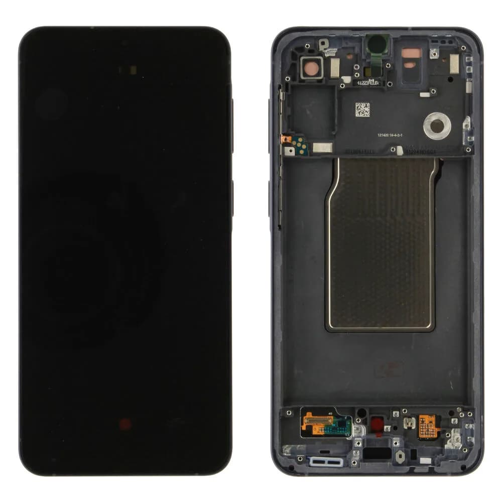 Display incl. pre-assembled frame Samsung Galaxy A57 - Original - Dark Blue
