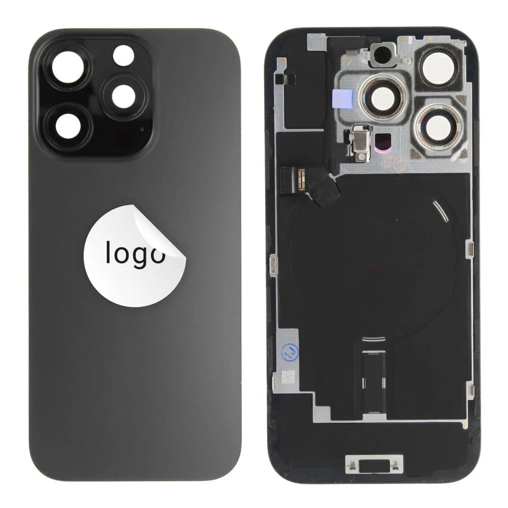 Back glass iPhone 16 Pro - Pulled C - Black