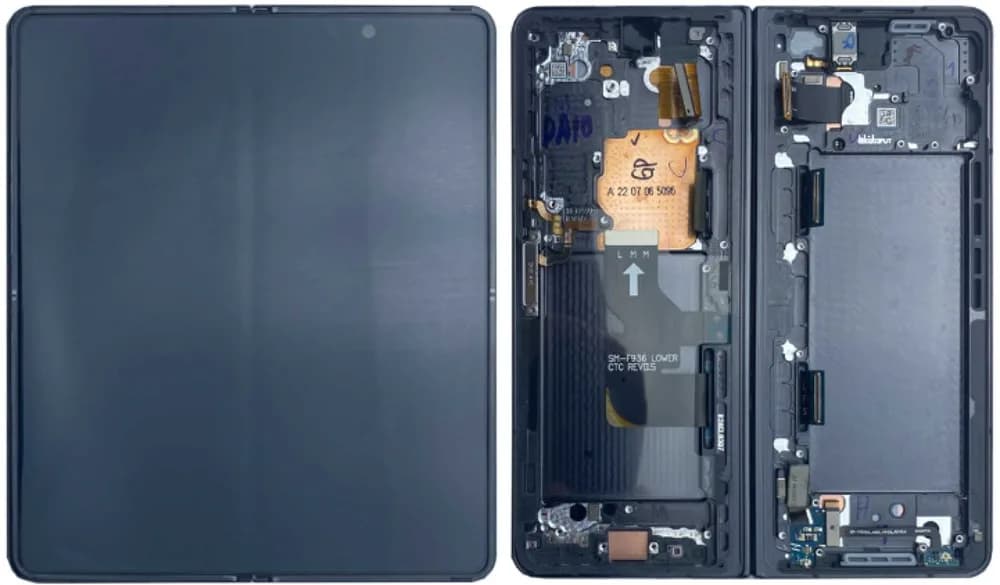 Inner display Samsung Galaxy Z Fold4 - Original - Phantom Black