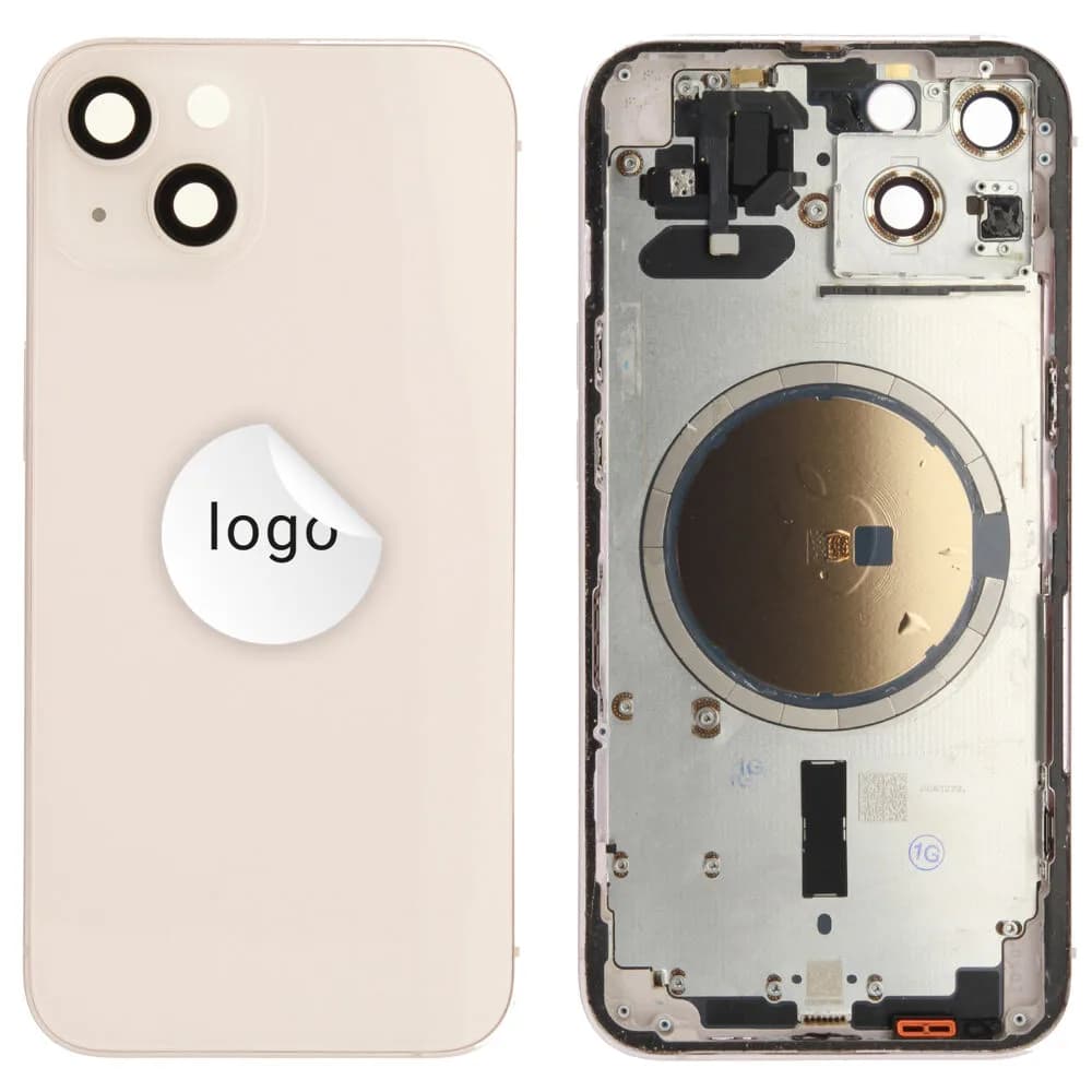 Rear cover excl. small parts iPhone 13 - Pulled A - Pink