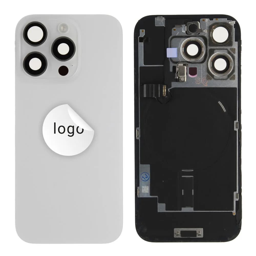 Back glass iPhone 16 Pro - Pulled B - White