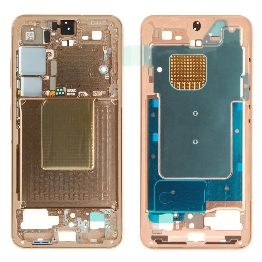Middle frame Samsung Galaxy S24 - Original - Sandstone Orange