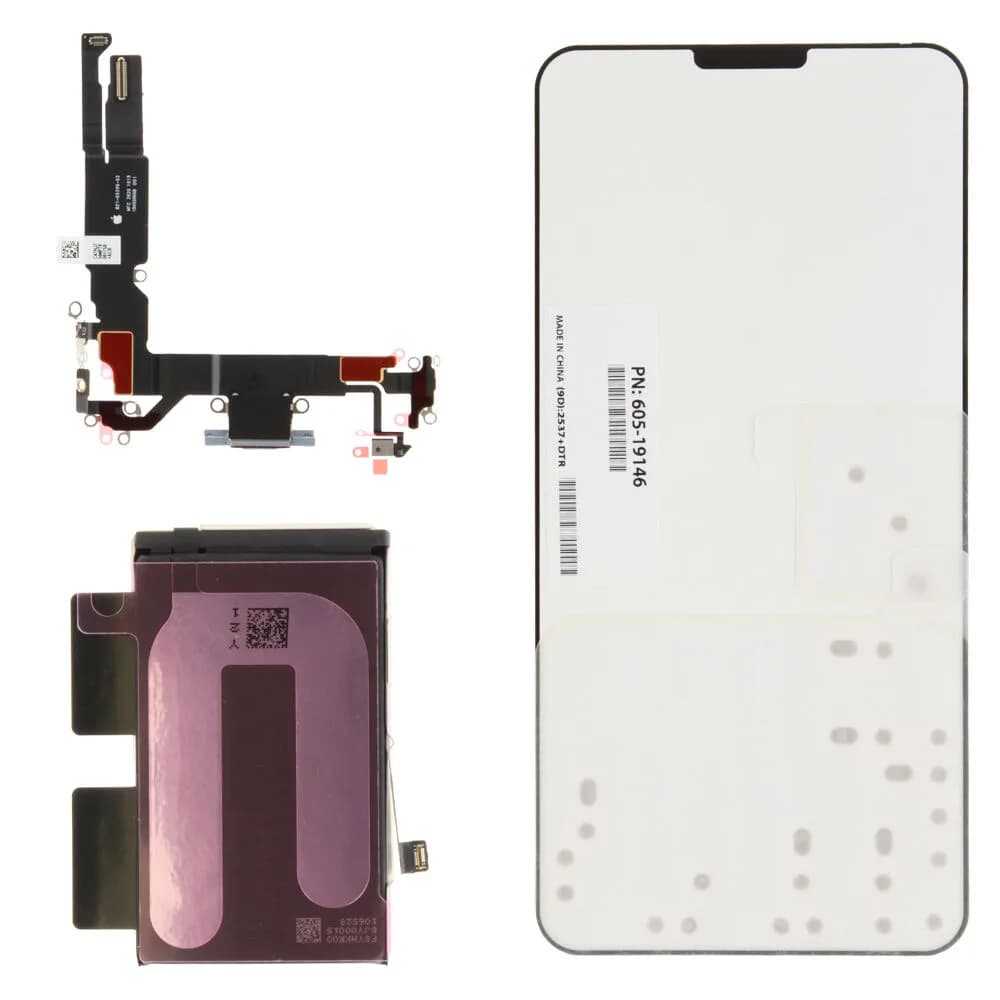 Dock connector incl. battery Apple iPhone 17 - Original - Blue