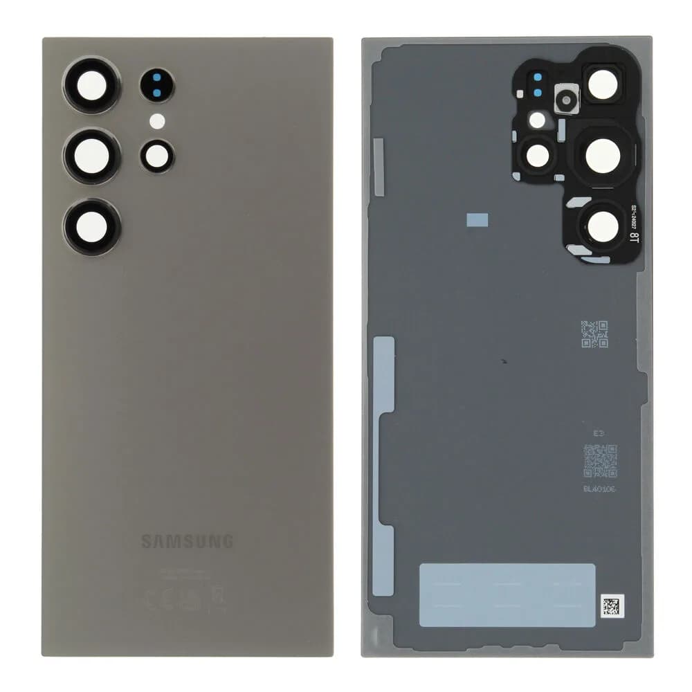 Rear cover Samsung Galaxy S24 Ultra - Original - Titanium Grey