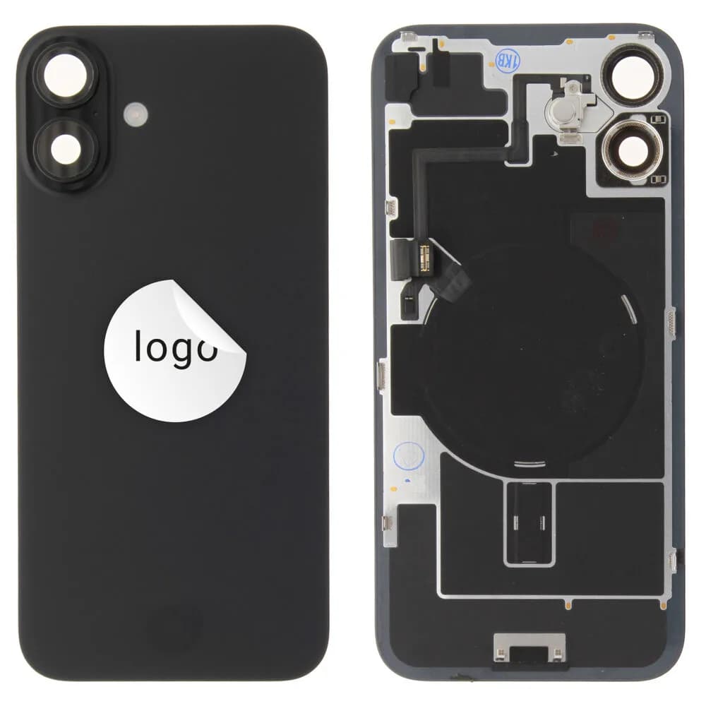 Back glass iPhone 16 Plus - Pulled C - Black