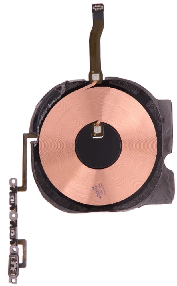 Wireless charging coil incl. volume button flex cable iPhone 11 Pro - Compatible
