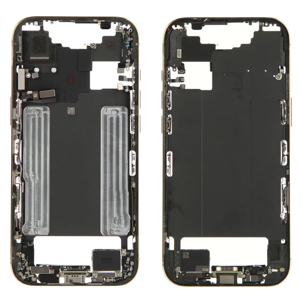 Middle frame incl. small parts iPhone 17 Air - Pulled A - Gold