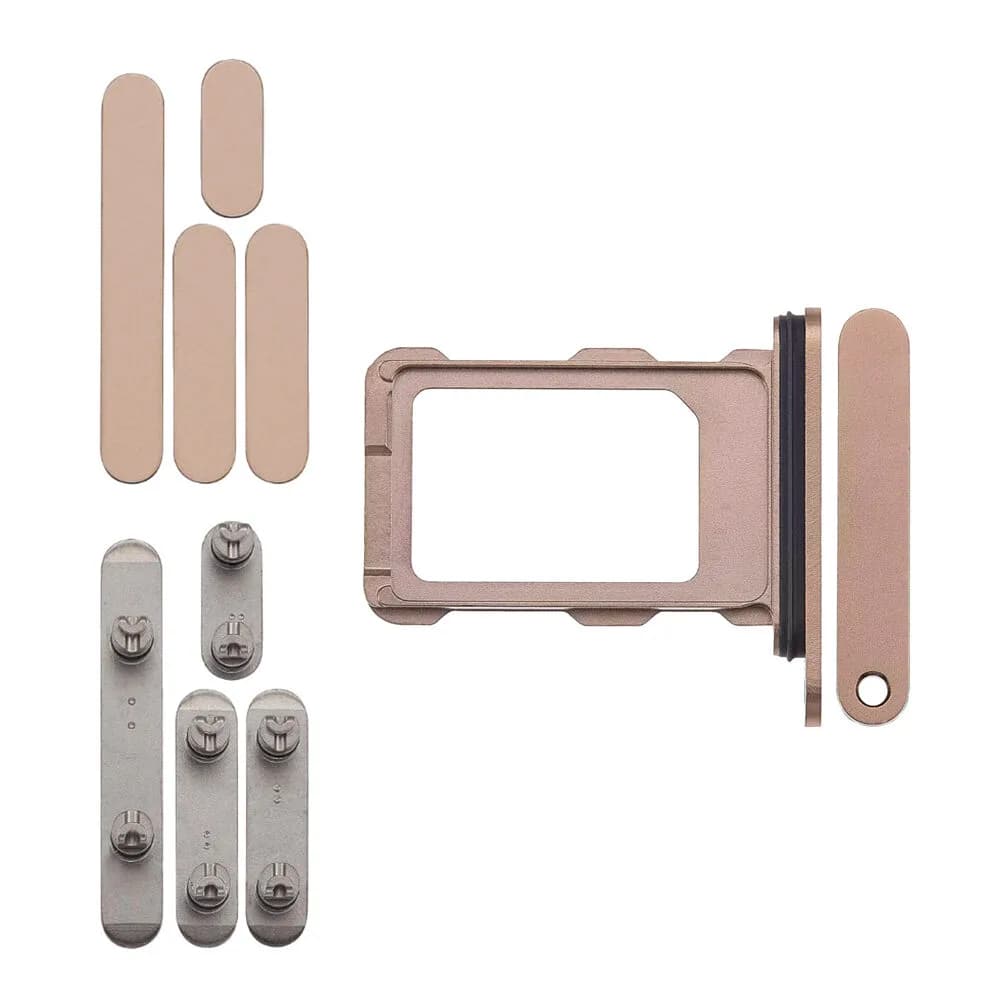 Keyset incl. SIM card tray iPhone 16 Pro - Pulled - Desert Titanium
