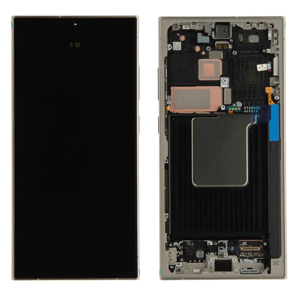 Display Samsung Galaxy S24 Ultra - Compatible soft - White