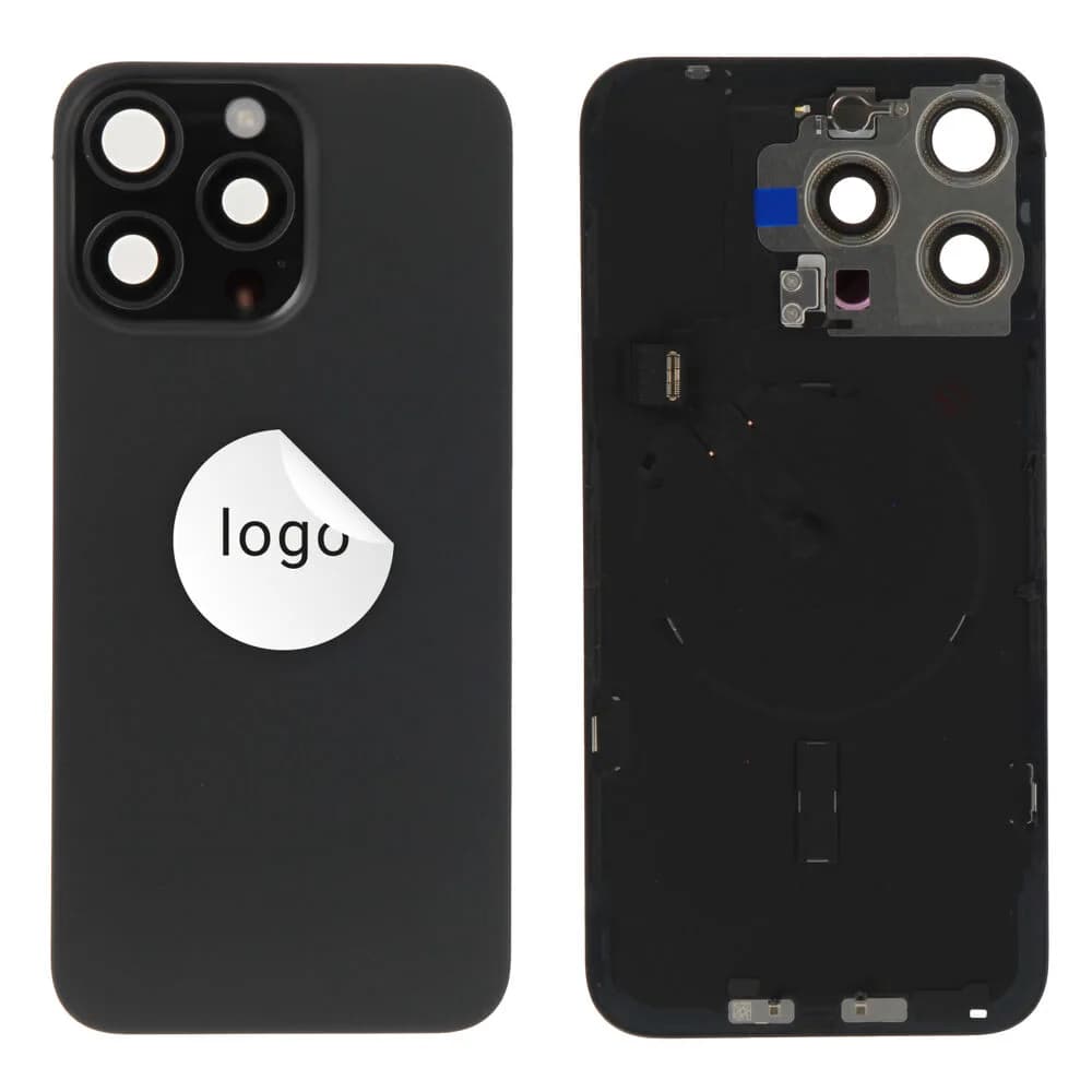 Back glass iPhone 15 Pro Max - Pulled B - Black
