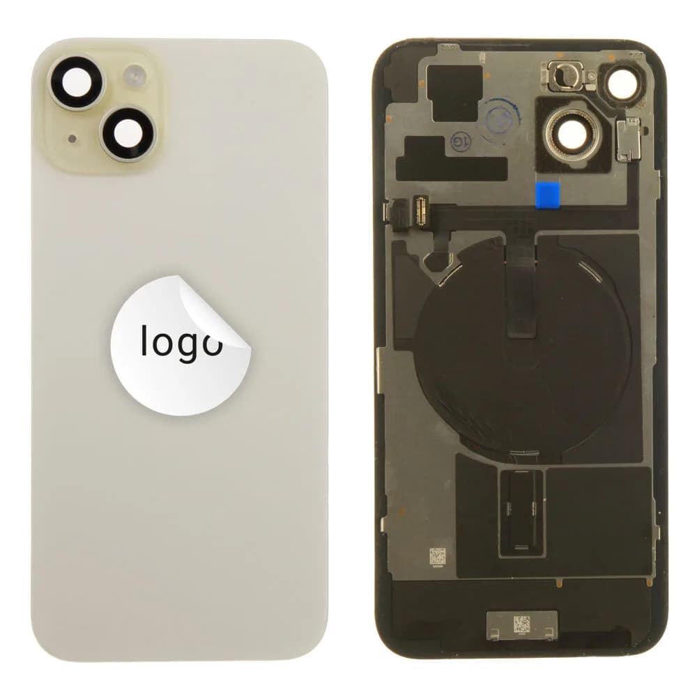 Back glass iPhone 15 Plus - Pulled (grade C) - Yellow