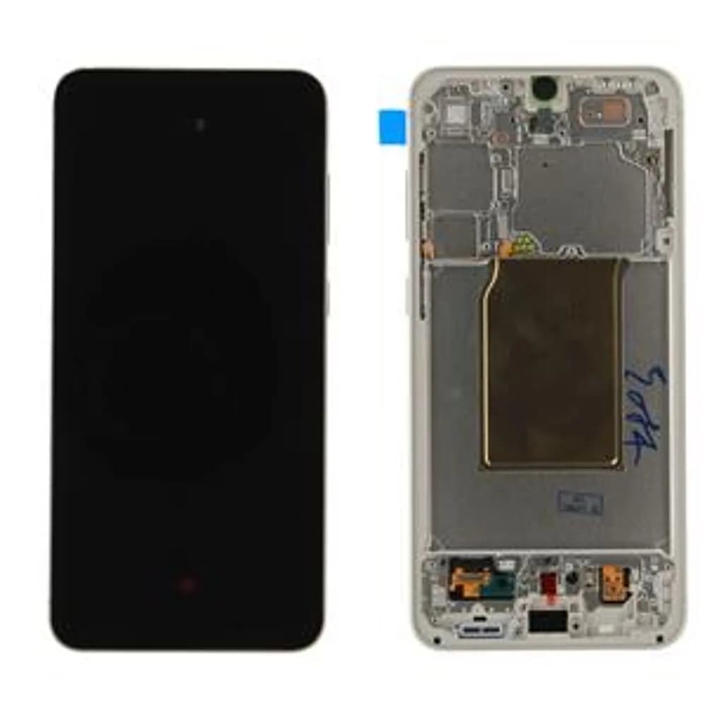 Display incl. pre-assembled frame Samsung Galaxy S25 FE - Original - White
