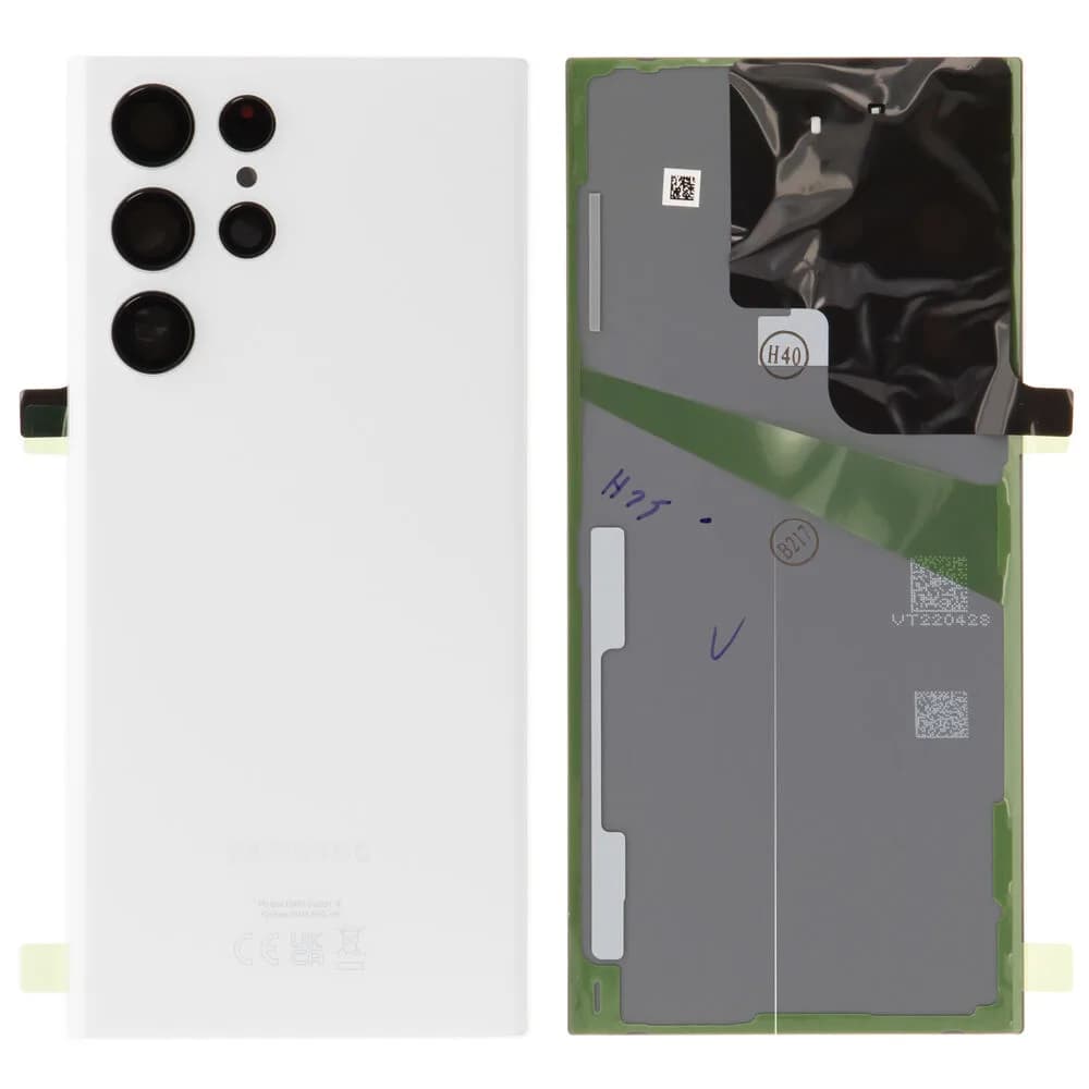 Rear cover Samsung Galaxy S22 Ultra - Original - White