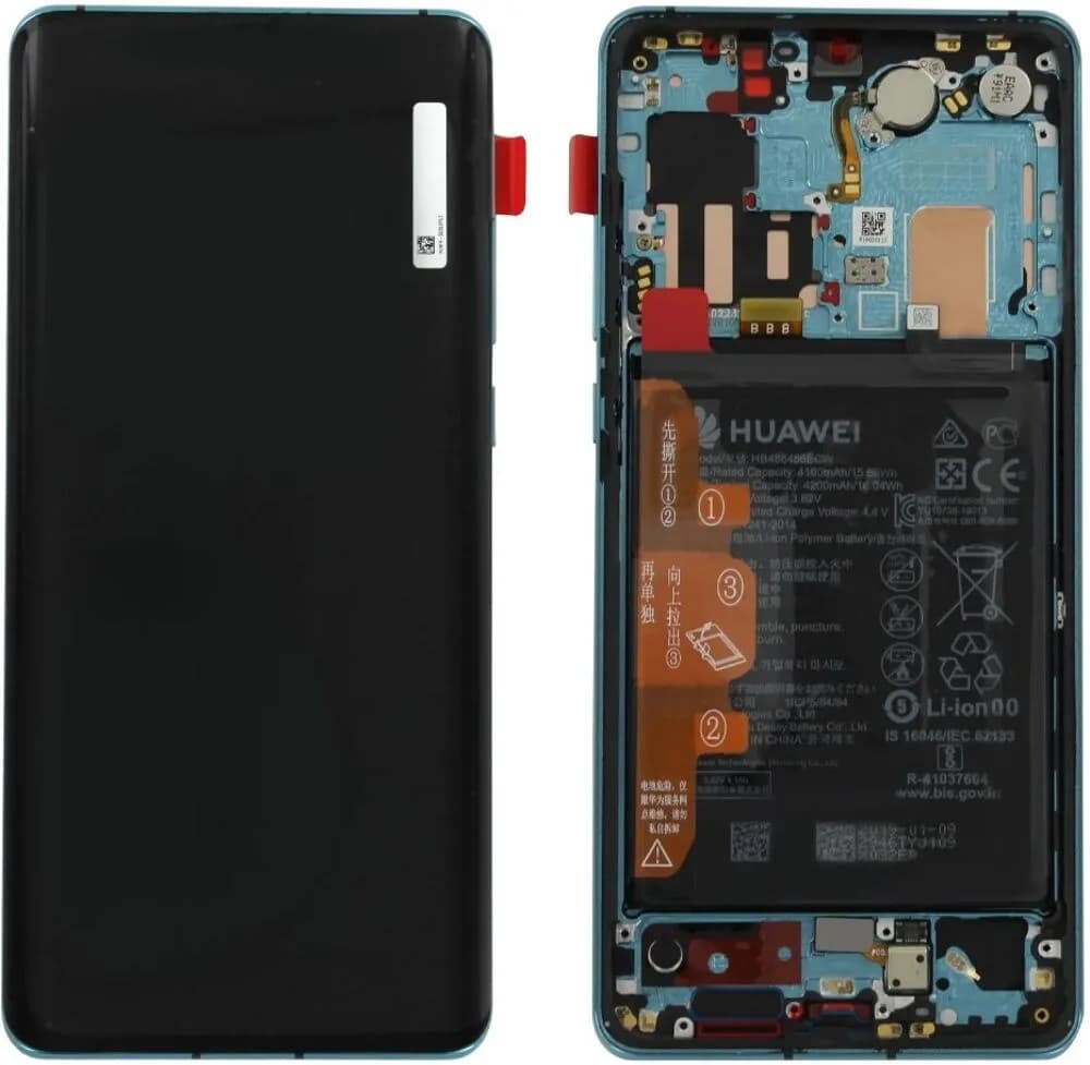 Display incl. battery Huawei P30 Pro / P30 Pro New Edition - Original - Blue