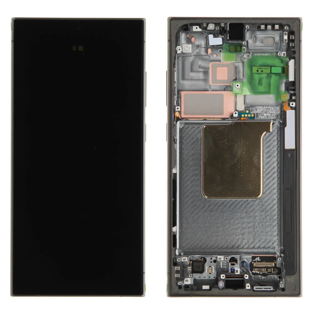 Display Samsung Galaxy S24 Ultra - Compatible soft - Black