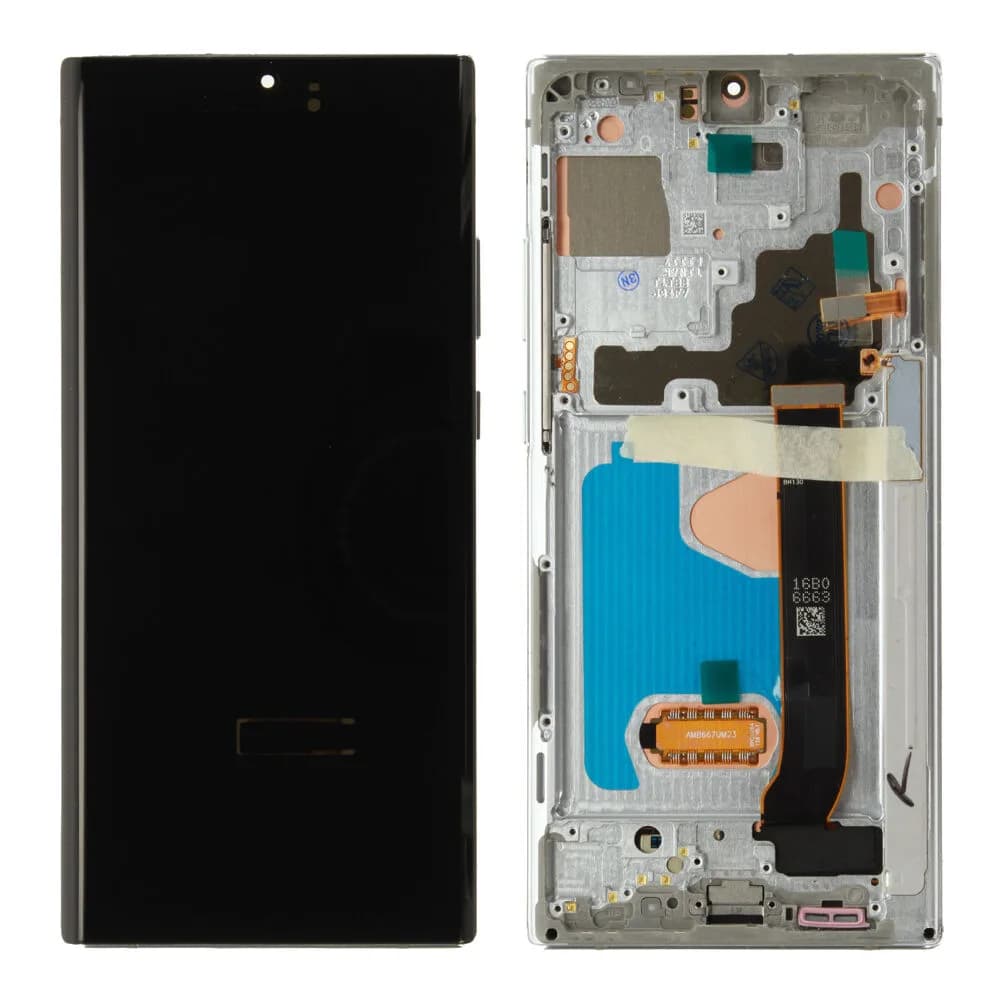 Display Samsung Galaxy Note 20 Ultra - Compatible (soft OLED) - White