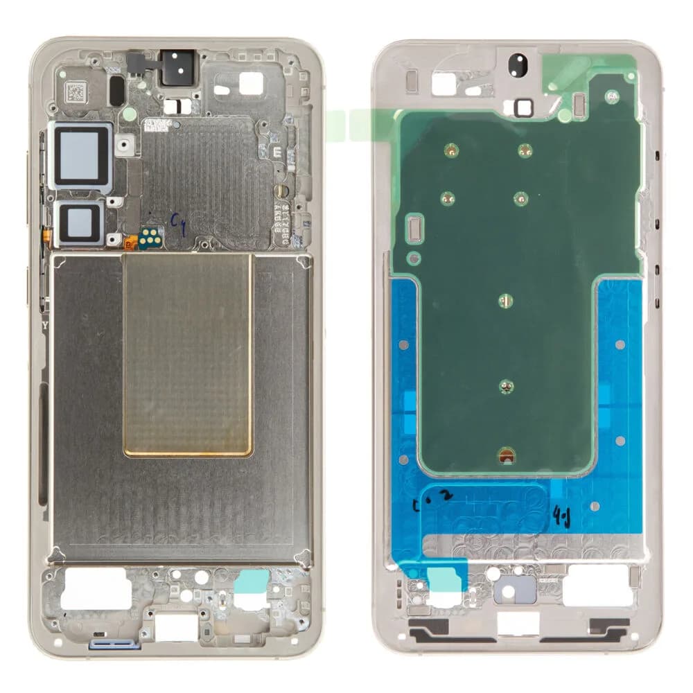 Middle frame Samsung Galaxy S24 Plus - Original - Amber Yellow