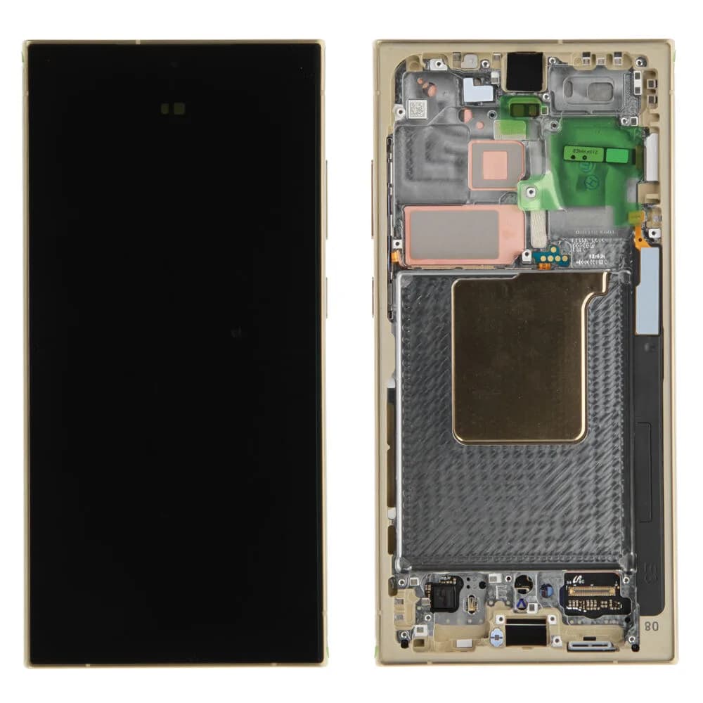 Display Samsung Galaxy S24 Ultra - Compatible soft - Yellow