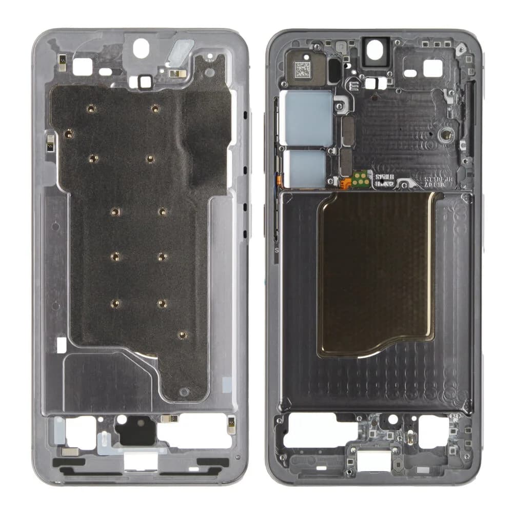 Middle frame Samsung Galaxy S25 - Original - Silver Shadow