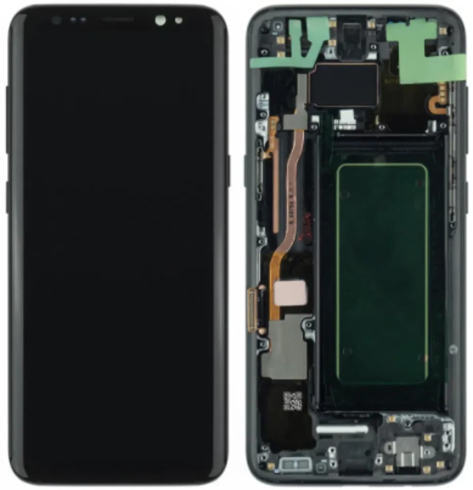 Display excl. adhesive Samsung Galaxy S8 - Original - Black