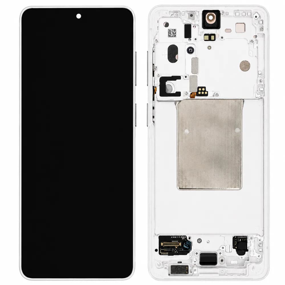 Display incl. pre-assembled frame Samsung Galaxy S26 - Original - White