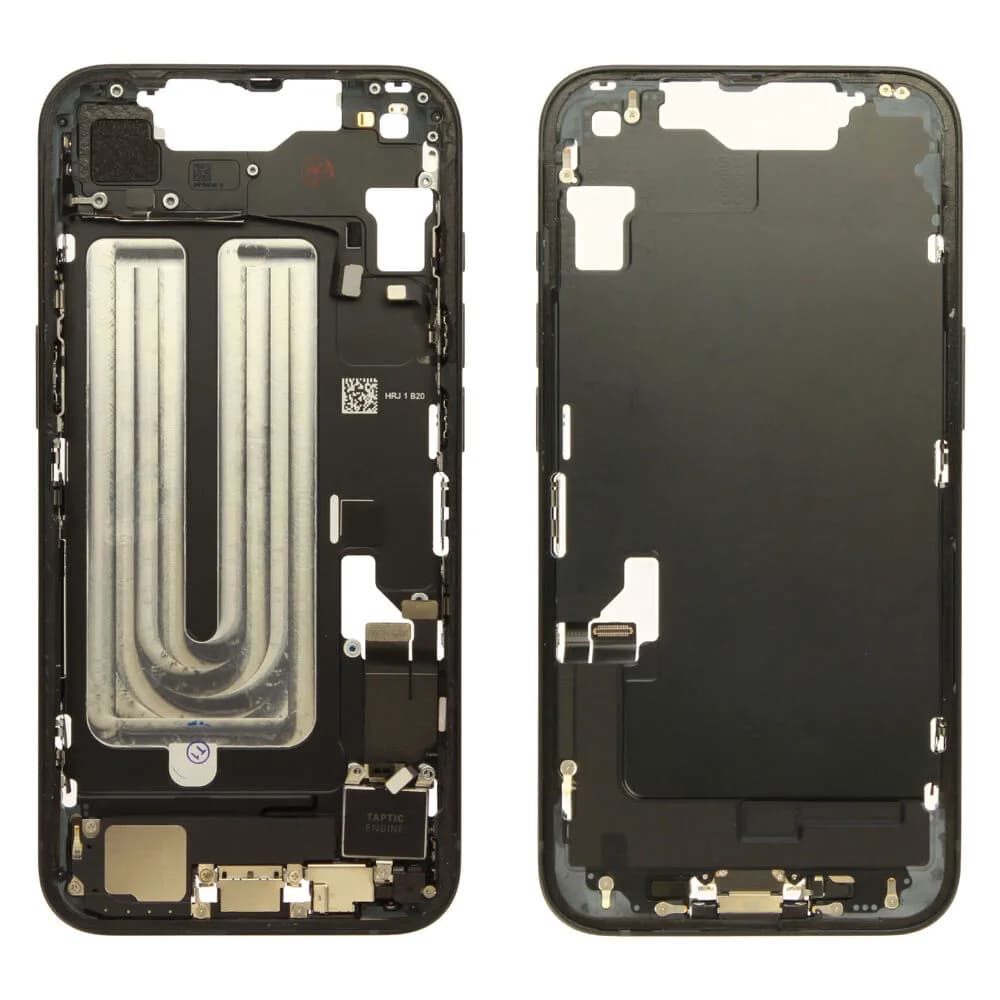 Middle frame incl. small parts iPhone 17e - Pulled A - Black