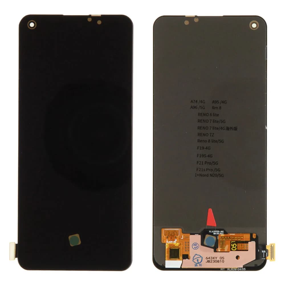 Display excl. frame OPPO A74 4G - Compatible