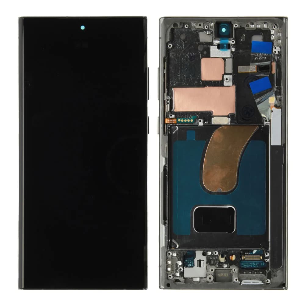 Display Samsung Galaxy S23 Ultra - Compatible soft - Green